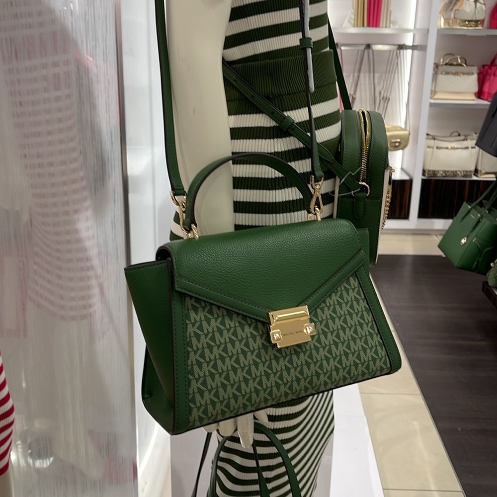 MICHAEL KORS
Whitney Medium Flap TH Satchel
Fern Green
NWT - Picture 4 of 16